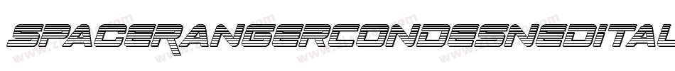 SpaceRangerCondesnedItalic-Km0e字体转换 SpaceRangerCondesnedItalic-Km0e字体转换