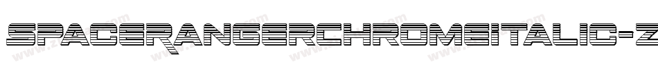 SpaceRangerChromeItalic-zz9l字体转换