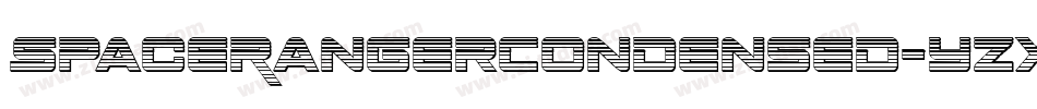 SpaceRangerCondensed-YZXL字体转换