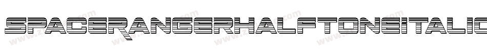 SpaceRangerHalftoneItalic-qz30字体转换 SpaceRangerHalftoneItalic-qz30字体转换