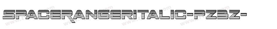 SpaceRangerItalic-pz3Z字体转换
