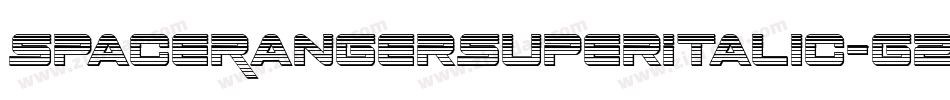 SpaceRangerSuperItalic-G2KZ字体转换