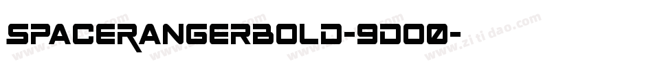 SpaceRangerBold-9Do0字体转换