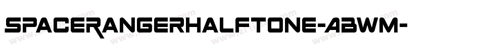 SpaceRangerHalftone-ABwm字体转换
