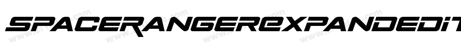 SpaceRangerExpandedItalic-r63K字体转换 SpaceRangerExpandedItalic-r63K字体转换