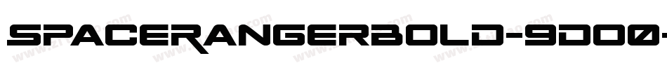 SpaceRangerBold-9Do0字体转换