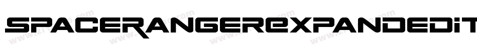SpaceRangerExpandedItalic-r63K字体转换 SpaceRangerExpandedItalic-r63K字体转换