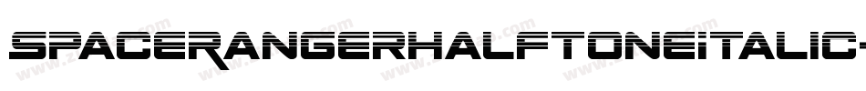 SpaceRangerHalftoneItalic-qz30字体转换 SpaceRangerHalftoneItalic-qz30字体转换