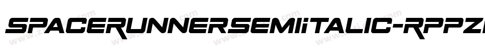 SpaceRunnerSemiItalic-RppzM字体转换