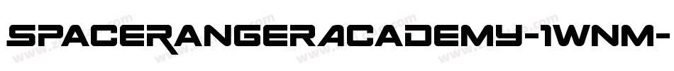 SpaceRangerAcademy-1WnM字体转换