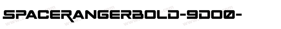 SpaceRangerBold-9Do0字体转换
