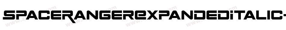 SpaceRangerExpandedItalic-r63K字体转换 SpaceRangerExpandedItalic-r63K字体转换