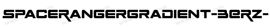SpaceRangerGradient-3ERz字体转换 SpaceRangerGradient-3ERz字体转换