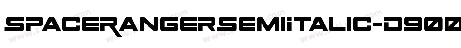 SpaceRangerSemiItalic-D900字体转换 SpaceRangerSemiItalic-D900字体转换