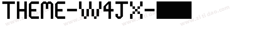 Theme-w4jx字体转换
