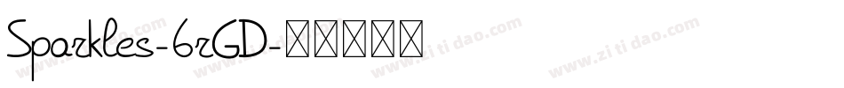 Sparkles-6rGD字体转换