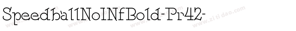 SpeedballNo1NfBold-Pr42字体转换