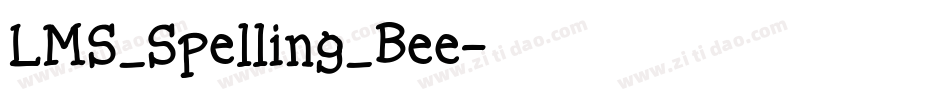 LMS_Spelling_Bee字体转换