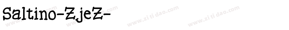 Saltino-ZjeZ字体转换