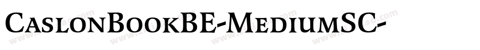 CaslonBookBE-MediumSC字体转换 CaslonBookBE-MediumSC字体转换