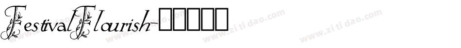FestivalFlourish字体转换