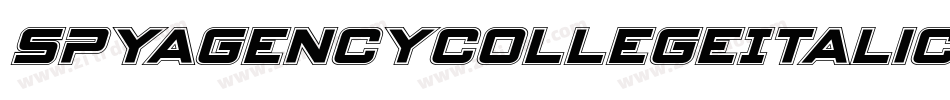 SpyAgencyCollegeItalic-0WvRz字体转换