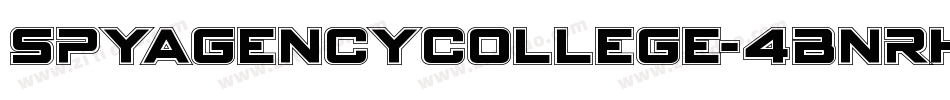 SpyAgencyCollege-4BnrK字体转换
