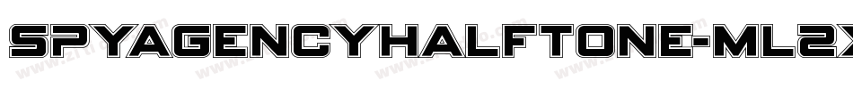 SpyAgencyHalftone-mL2xP字体转换