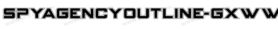 SpyAgencyOutline-gxwWR字体转换
