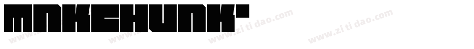 mnkchunk字体转换