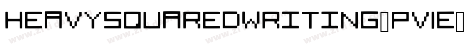 HeavySquaredWriting-Pv1E字体转换