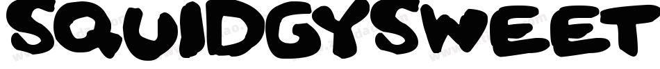 SquidgySweets-4mdl字体转换