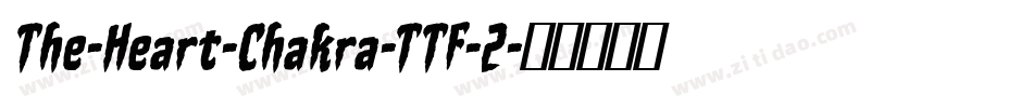 The-Heart-Chakra-TTF-2字体转换