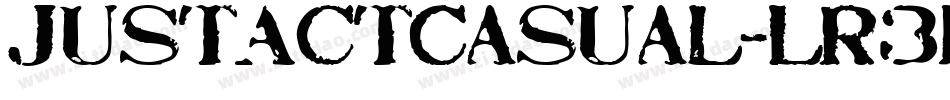 JustActCasual-LR3D字体转换