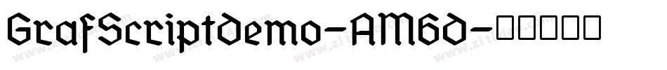 GrafScriptDemo-AM6D字体转换