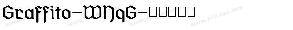Graffito-WYqG字体转换