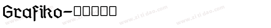 Grafiko字体转换