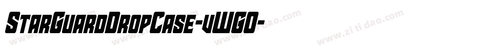 StarGuardDropCase-vWGO字体转换 StarGuardDropCase-vWGO字体转换