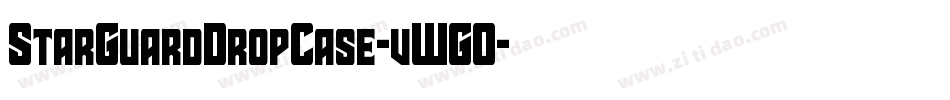 StarGuardDropCase-vWGO字体转换 StarGuardDropCase-vWGO字体转换