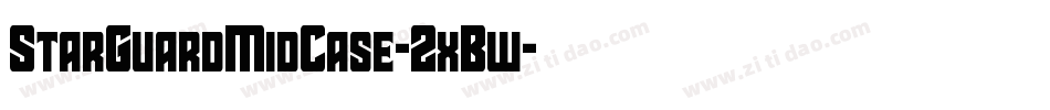 StarGuardMidCase-2xBw字体转换