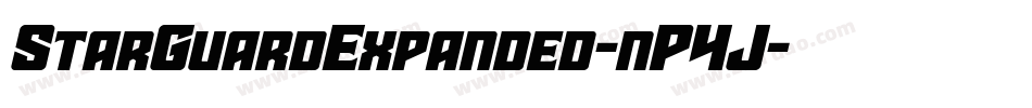 StarGuardExpanded-nP4J字体转换
