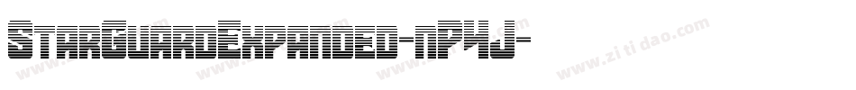 StarGuardExpanded-nP4J字体转换