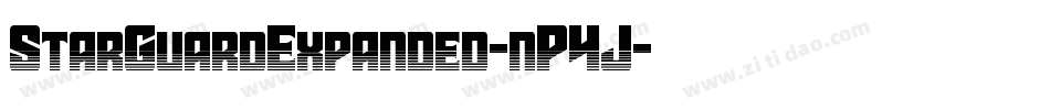 StarGuardExpanded-nP4J字体转换