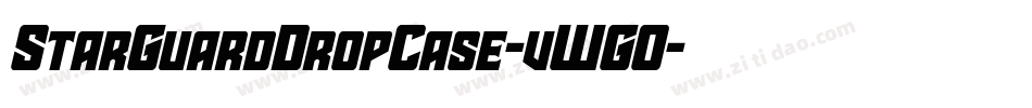 StarGuardDropCase-vWGO字体转换 StarGuardDropCase-vWGO字体转换
