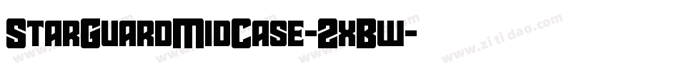 StarGuardMidCase-2xBw字体转换