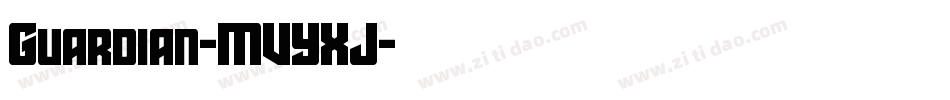 Guardian-MVYXJ字体转换