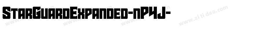 StarGuardExpanded-nP4J字体转换