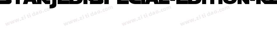 StarJedi-Special-Edition-Regular字体转换 StarJedi-Special-Edition-Regular字体转换