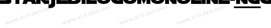 StarJediLogoMonoline-6nGg字体转换 StarJediLogoMonoline-6nGg字体转换