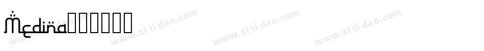 Medina字体转换